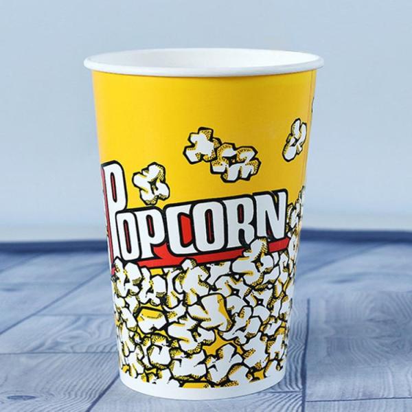 Snack Attack Popcorn Bucket Popcorn Popper 36oz 32oz Disposable Paper Popcorn Containers Food Grade Paper 50000pcs