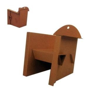 China Shopping Mall Paper Cardboard Chair For 2 - 5 Years Old Children wholesale