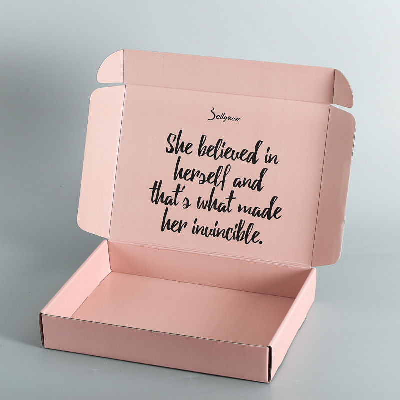 Folding Corrugated Paper Box Eco Friendly Gift Packaging Box Mailers