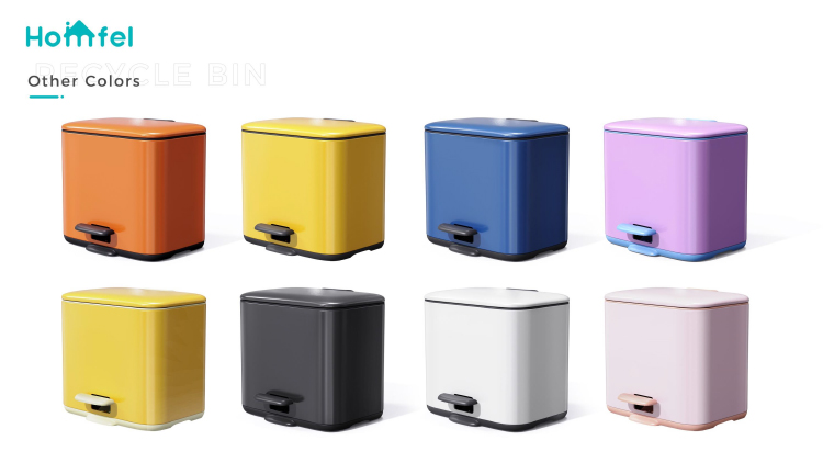 2 Division 3L*2 Capacity Stainless Steel Recycle Bin for Stylish Waste Management