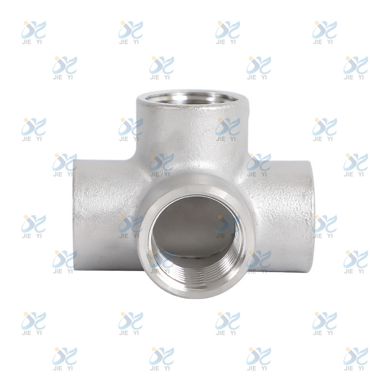 Stainless steel three-dimensional four-way elbow, high-pressure resistant three-dimensional seamless elbow