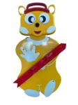 Iron Traffic Yellow 535*479mm Flashing Arrow Boards