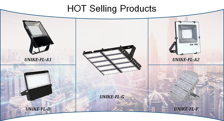 China manufacturer IP65 flood led lighting outdoor reflector aluminum alloy housing 150w led floodlight