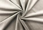 260GSM Soft Recycled Micro Polyester Fabric / Khaki 100 Polyester Material
