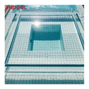 China Acrylic Fiberglass Above Ground Sky Pool for Outdoor Luxury Oceanarium Experience wholesale