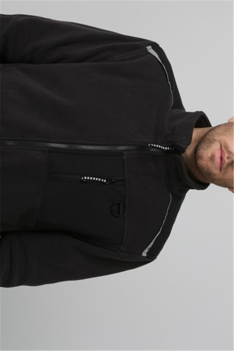 Mens Micro Fleece Warm Jacket , 320gsm Mens Winter Work Clothes