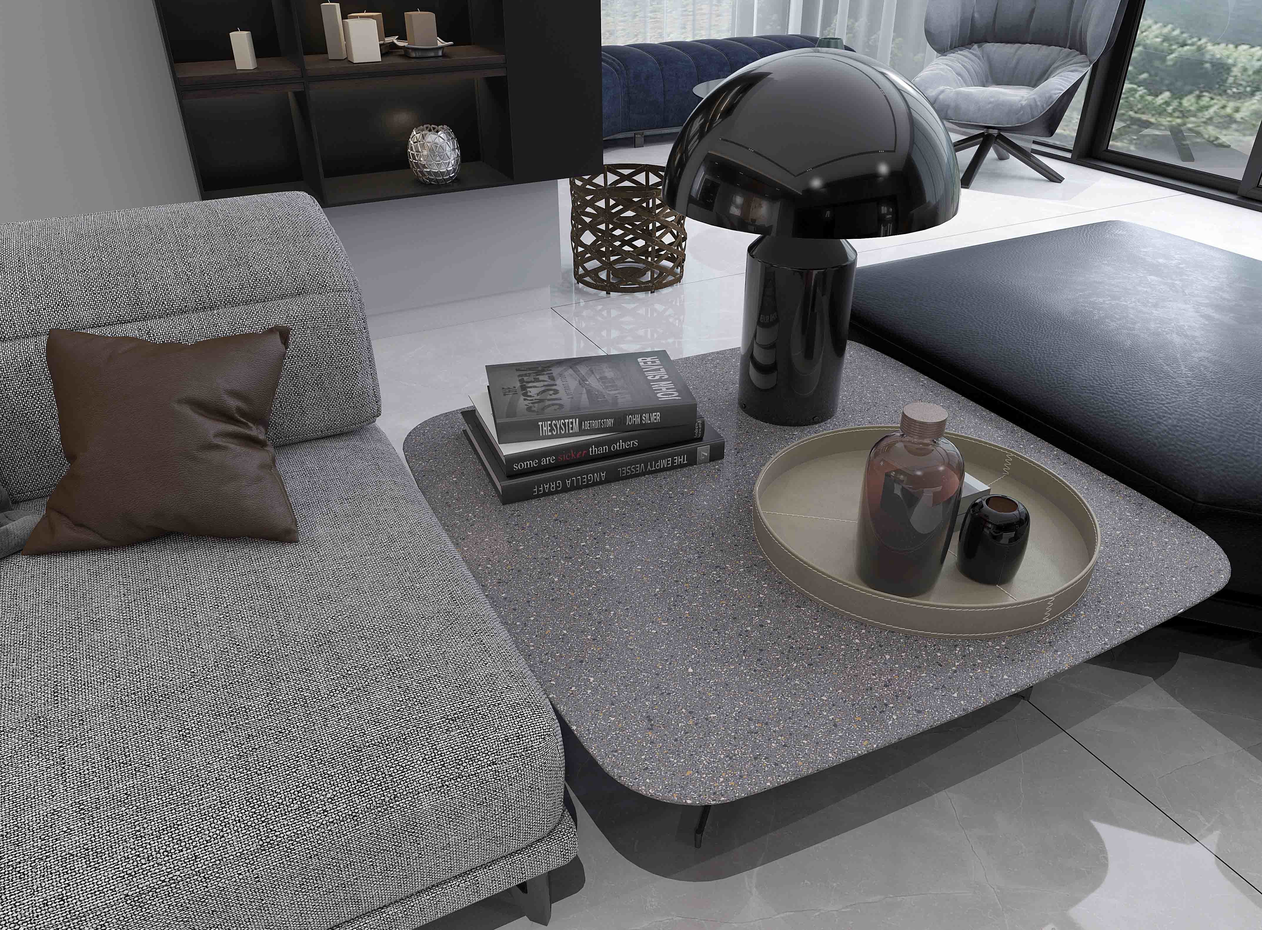 Countertop Matt 1600x3200x12 Porcelain Slab Tiles