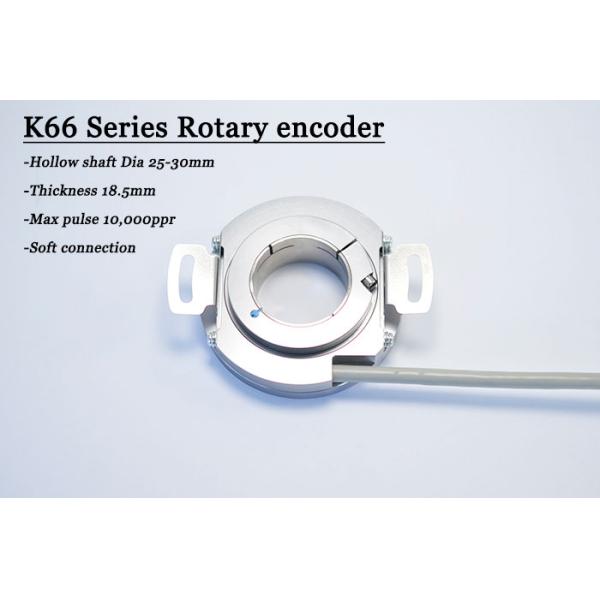 1024PPR Push Pull Mechanical Panel Mount Encoder K66 30mm Hollow Shaft Encoder