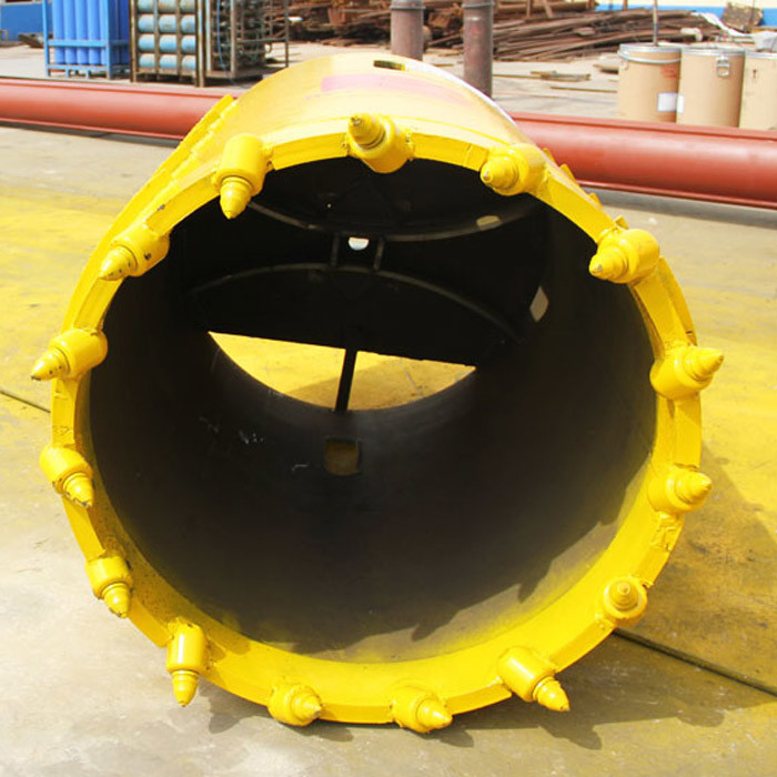 OD800mm Rock Core Barrel Bucket With Bullet Teeth For Hard Ground