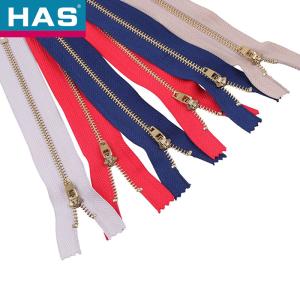China Auto Lock Metal Zippers 4YG Clothes Zipper Customizable Closed End wholesale