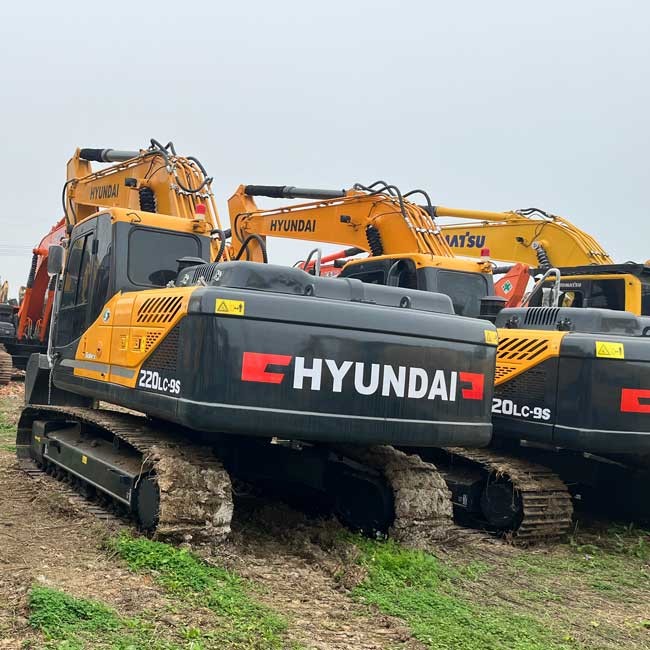 Hyundai R220LC-9s 1.0m3 Bucket Capacity 20 Tons Used Crawler Excavator