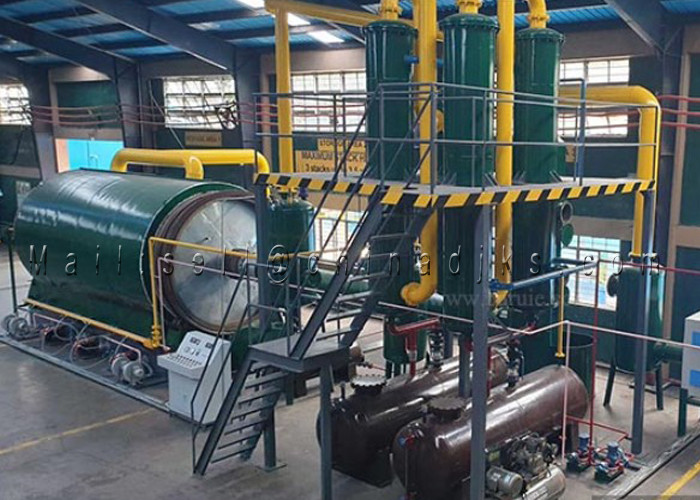 ISO 9001 Anaerobic Pyrolysis Medical Plastic Waste Recycling Plant