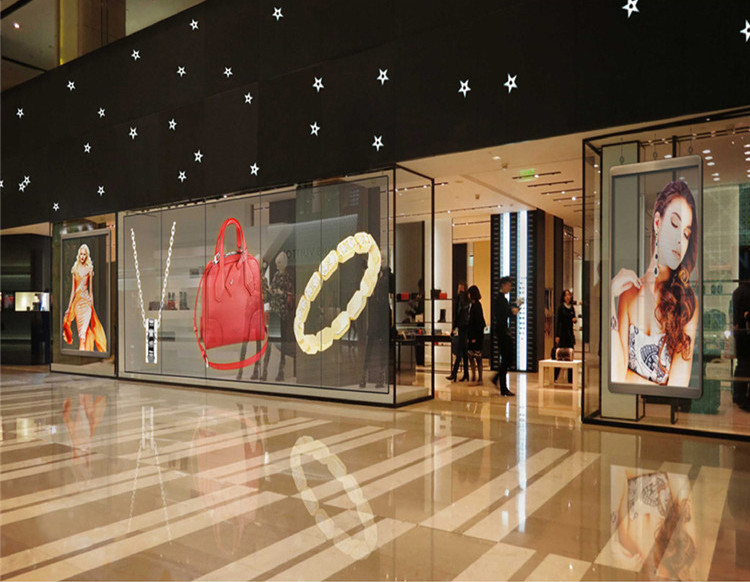 500*1000mm P3.91 Indoor Transparent LED Display