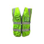 Custom Logo High Visibility Safety Vest for Construction Workers Roadway Safety