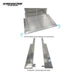 Construction Police Aluminum Safety Barrier Car Park Road Barricade