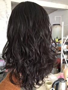 China 16 Inches Natural Color Body Wave Jewish Wig Brazilian Virgin Hair Hidden Knots with Baby Hair wholesale