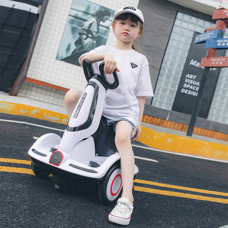 12V Battery Powered Kids Electric Ride On Car with Remote Control and Balance Machine