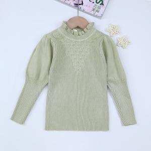 China Wholesale Girl Sweater Warm Kids Pullover Top knitted sweater Girl's Sweaters Winter Clothes For Kids wholesale