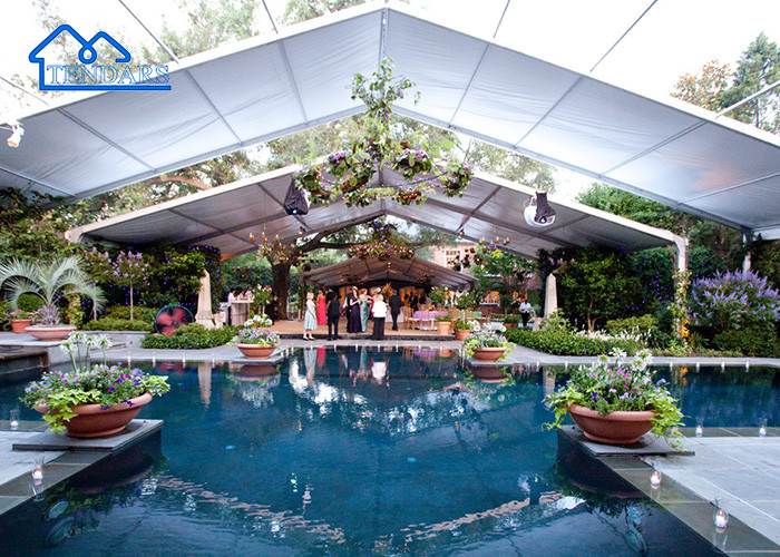 Clear Span Custom Outdoor Double-layer White Steel 5 Years Customized Tents For Events Best Tent Design