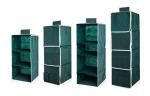 Hanger Organizer Non Woven Storage Boxes Closet Hanging Storage Bags Rose