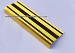 L Shaped Straight Edge Aluminum Stair Nosing With Good Slip Resistance