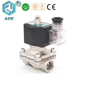 China Low Pressure Water Solenoid Valve 2/2 Way Stainless Steel 220V Direct Acting wholesale