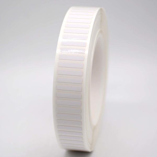 20mmx4mm Adhesive White Labels 1mil White Gloss High Temperature Resistant