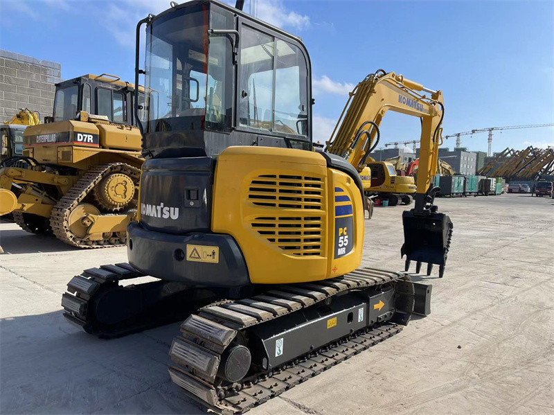 Used Japan Komatsu PC55 Excavator PC55MR PC55MR-2 Small Crawler Excavator