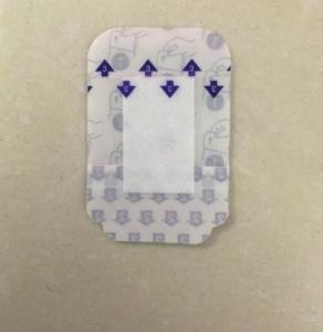 China PU Adhesive Gauze Pads Wound Dressing Rectangle Medical Product wholesale
