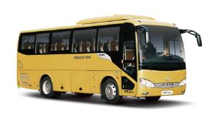 China Yellow 39 Seater Coach Diesel Highway 24 Passenger Mini Bus wholesale