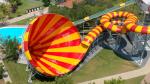 Big Trumpet Water Theme Park Equipment Adult Commercial Fiberglass Water Slides