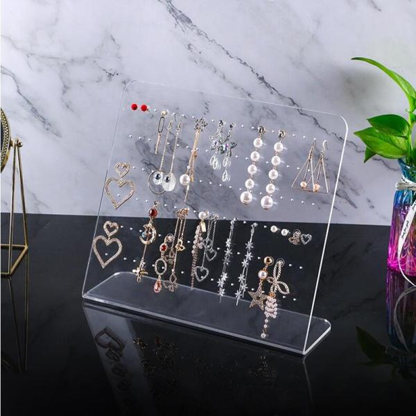 Clear Acrylic Jewelry Display Holder Stand Earring Jewelry Necklace Display Stands