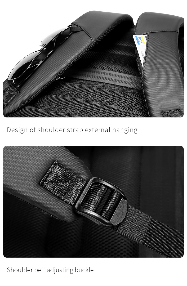 Factory hot sell custom school laptop USB charging men notebook waterproof anti theft backpack men bagpack laptop Backpack