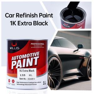 China Black / Pure White / Lemon Yellow Car Paint , Solid Acrylic Car Spray Paint wholesale