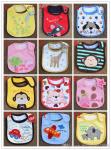 Infant saliva towels 3-layer Baby Waterproof bibs Baby wear accessories kids