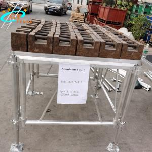 China Foldable Mobile 3.94ft 50mm Aluminum Show Platform wholesale