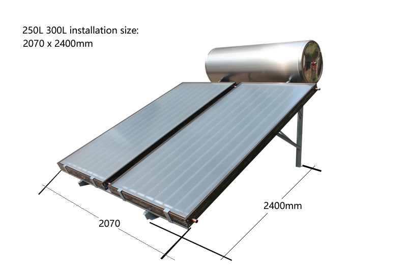flat plate solar water heater 7