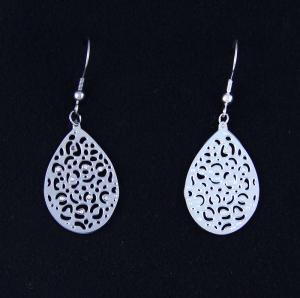 China Fashion High Quality Ladies Women Girls Stainless Steel Earrings LEF73 wholesale