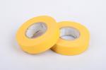 Crepe Paper Material Yellow Masking Tape For Powder Spraying