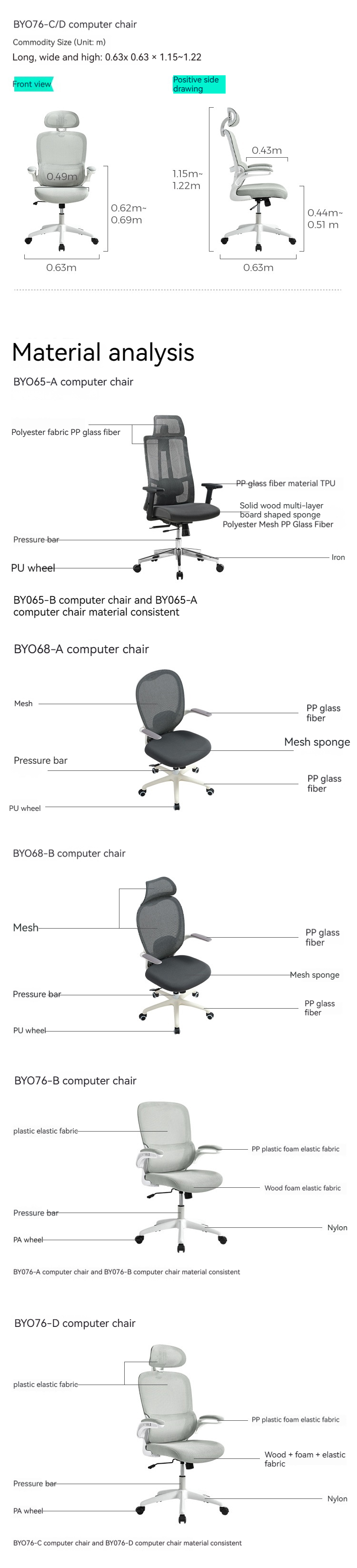 Modern Office Furniture Manager Office Executive Table and Ergonomic Mesh Office Chair
