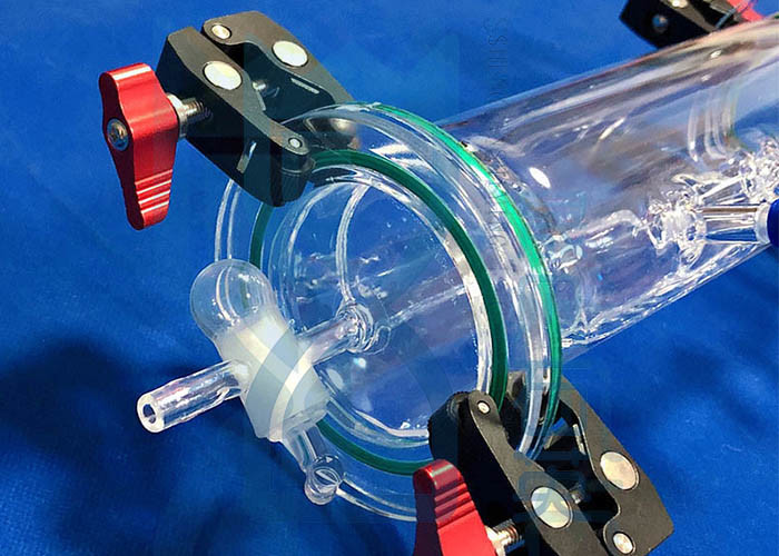 Customized Double Layer Quartz Glass Reactor For Chemical Laboratory Science Lab Glassware