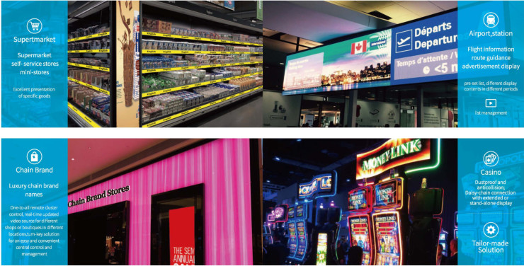 High Refresh Rate 3840HZ LED Shop Display Screen For Retail Chain