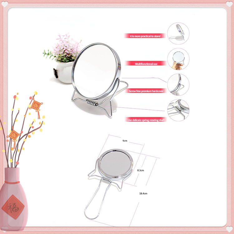 Compact and Lightweight Makeup Mirror for Travel-Friendly Beauty