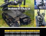 Robot rubber track