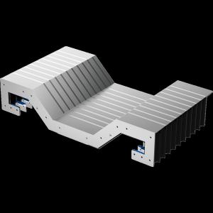 China Professional Made Telescopic Cover For Cnc Machines Protection Sliding Bellow Cover wholesale