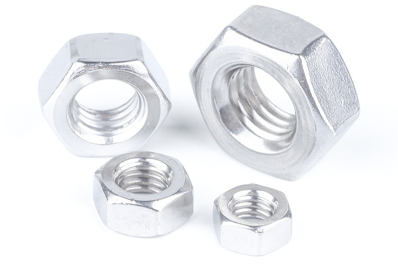 Factory Supply Metric Thread DIN934 6061 Aluminum Alloy M3-M60 Hexagon Nut