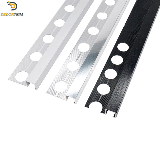 Square Edge Tile trim Metal Tile Trims Tile Edge Trim Bunnings Outdoor 8mm
