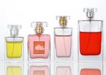 Luxury Purple Perfume Glass Bottle Silk Screen Printing Empty Scent Bottle