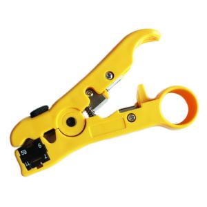 China Coax Cable Stripper RG6 RG59 RG7 RG11 Rotary 2 Blades wholesale