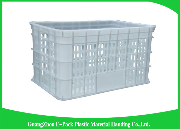Economic Stackable Storage Containers , Household Plastic Stacking Crates Poultry Transport